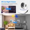 720P WiFi IP Camera Motion Detection IR Night Vision Camcorder Indoor 360° Coverage Security Surveillance App Cloud Available for Baby Elder