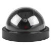 Fake Security Camera Dome Dummy Camera w/ Realistic Looking Flash LED Lights Simulated Surveillance Security for Home Shop Factory