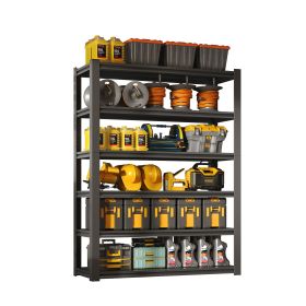 82"H 6 Tier Metal Shelves for Storage Garage Shelving 2400LBS Heavy Duty Storage Shelves Adjustable Garage Shelf Industrial Shelving Unit Storage