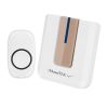 Wireless Doorbells Rings 1000FT Operating Range IP44 Waterproof Door Chime W/ 1 Plug Receiver Chimes 52 Melodies LED Indicator Bells for Office Apartm