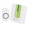 Wireless Doorbells Rings 1000FT Operating Range IP44 Waterproof Door Chime W/ 1 Plug Receiver Chimes 52 Melodies LED Indicator Bells for Office Apartm