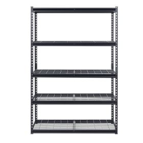 Storage Shelves 5 Tier Adjustable Heavy Duty Garage Shelving Units 3000 lbs (size: 24x48x72 inch)